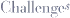 Logo Challenges — partenaire média Serenify